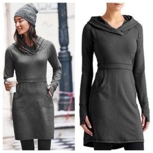 Athleta Cooldown Sweatshirt Hoodie Dress XXS